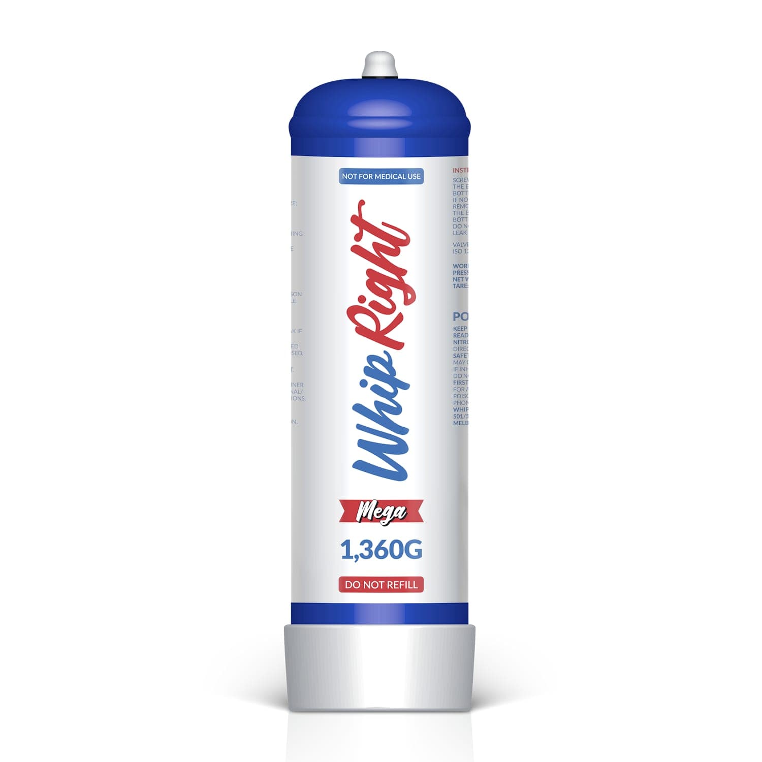 2.2L WhipRight Mega Tank | Whipco Nang Delivery Sydney